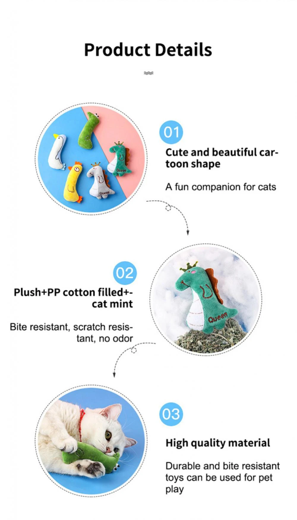 Title 14, Home Cat Toy Cute Modeling Kitten Toy Mini Mice...