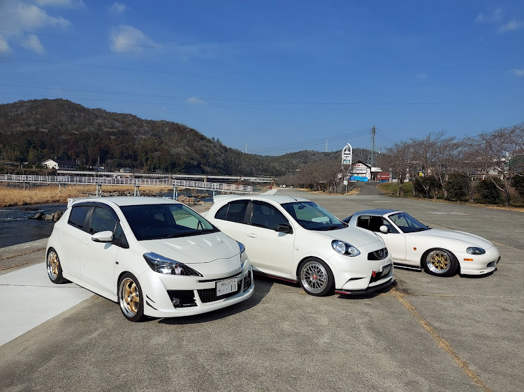 ヴィッツのG's友達募集中・桜🌸狩り・4/3撮影会・パチ活に関するカスタム事例の投稿画像6枚目
