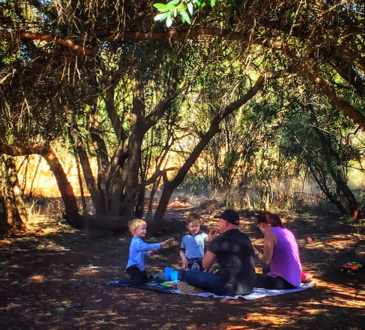 There are plenty of pretty spots to enjoy a picnic on Wickedfood Earth Farm, located between Magaliesburg and Hartebeespoort.