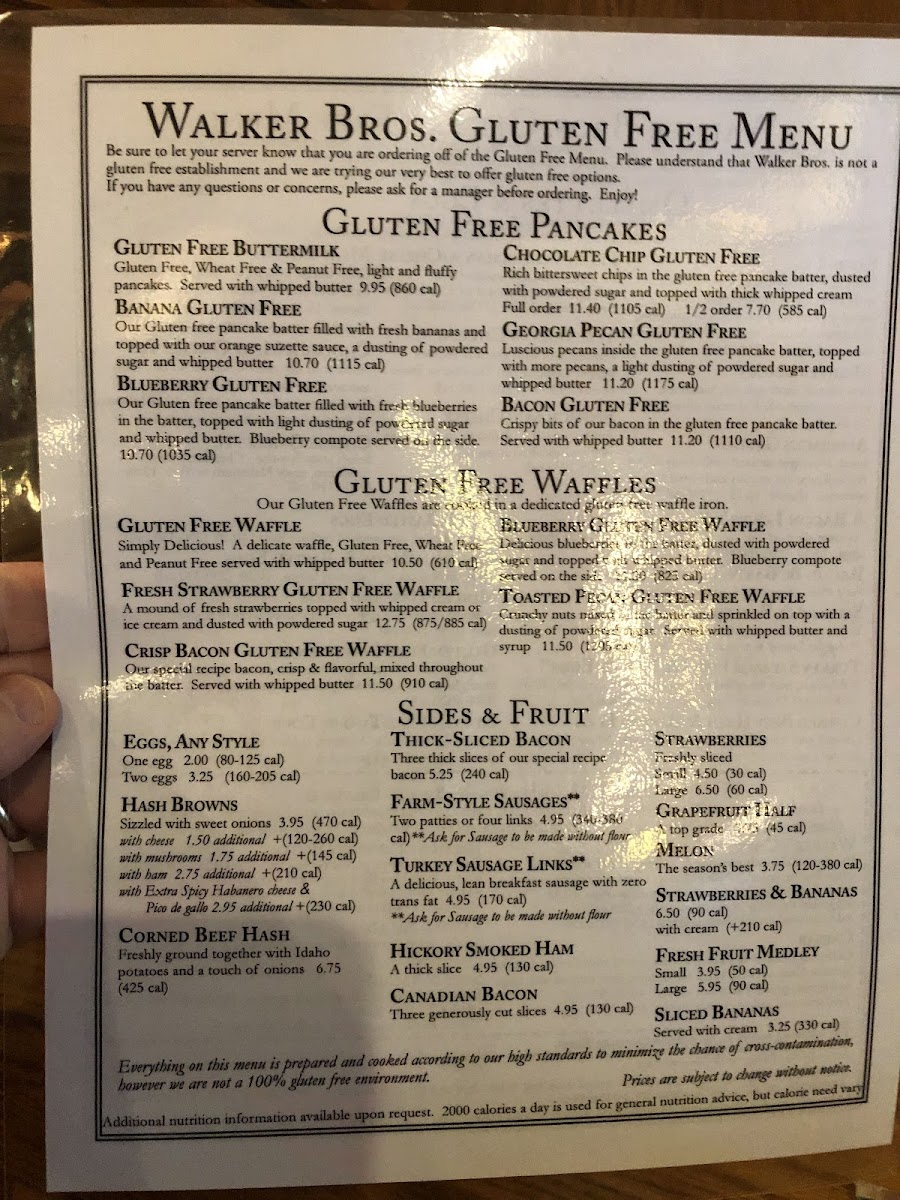 1 side of GF Menu