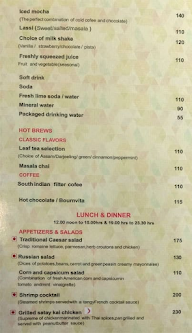 Cascades menu 4