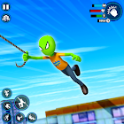 Stickman Rope Hero Gangster - Stickman Ice Hero 3D 1