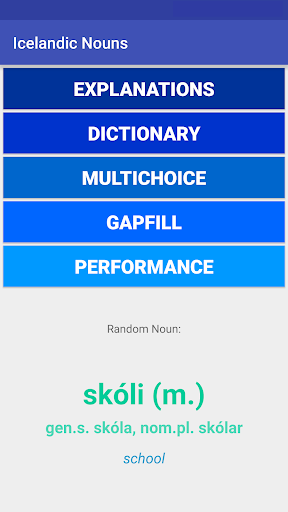 Icelandic Noun Master