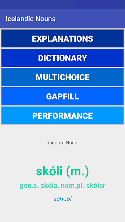 Icelandic Noun Master - 1.0.3 - (Android)