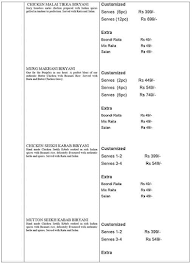 Royal Biryani And Kebabs menu 8