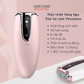 Máy Triệt Lông Vĩnh Viễn Mini 8 Cấp Độ Vô Hạn Xung Primium - Có Trẻ Hóa Da, Tặng Kính+ Gel+Dạo Cạo