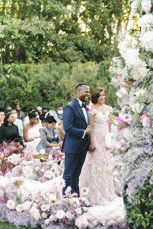 The Real Housewives of Durban cast member Annie Ludick and husband Kgolo Mthembu tie the knot.