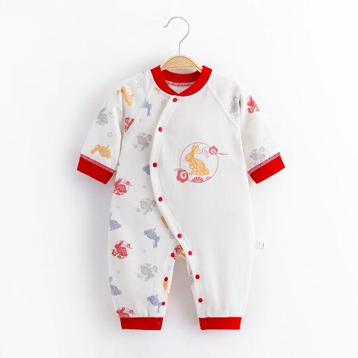 Title 7, Cute Baby Printed Cotton Jumpsuit | Soft and Co...