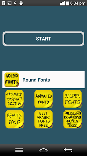 Round Fonts