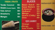 Bombay Kulfi menu 3