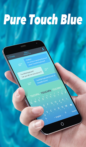 TouchPal Pure Touch Blue Theme