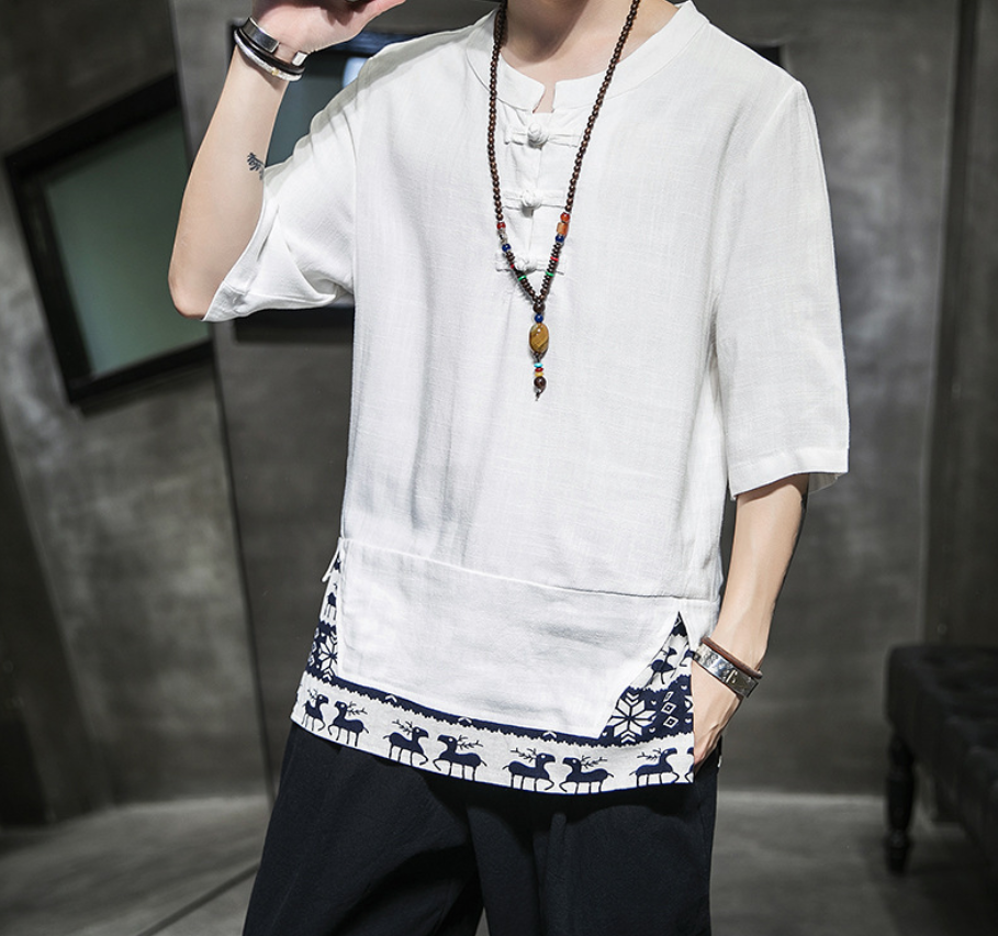 Chinese style short-sleeved T-shirt