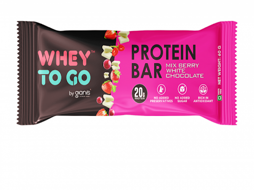 Mix Berry White Chocolate Bar [60 Gm]