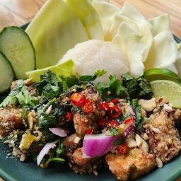 Fried Chicken Larb