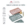 Khay Làm Đá Viên Tròn Làm Kèm 33 Viên Bằng Nhựa Cao Cấp An Toàn Sức Khỏe