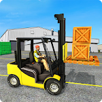 Cover Image of ดาวน์โหลด Forklift Simulator Cargo Transport Driving Games  APK