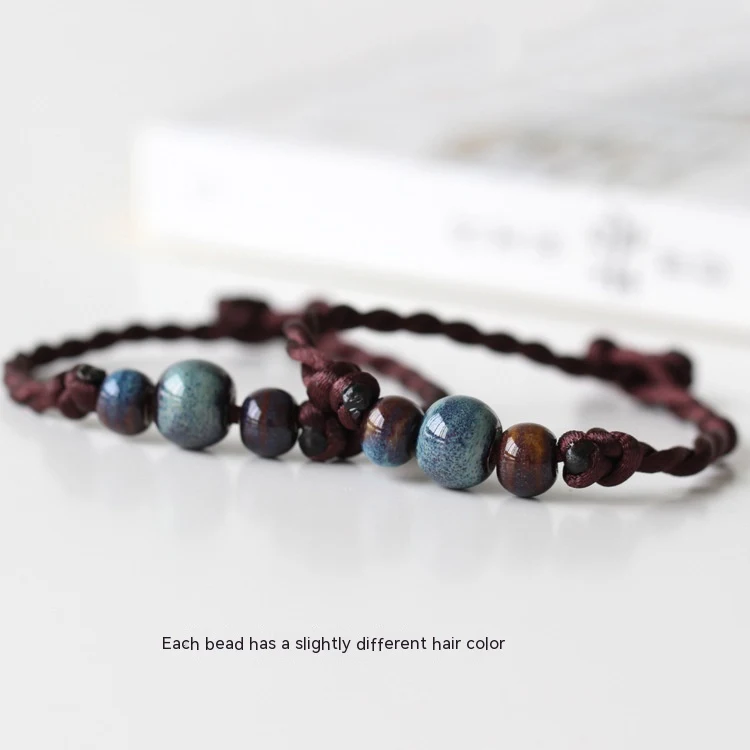 Etnische stijl eenvoudige mode keramische armband, een elegant damesaccessoire. Lichtgewicht en perfect voor dagelijks gebruik.