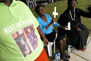 Family members of various Life Esidimeni victims sing in remembrance of their loved ones. /Phill Magakoe