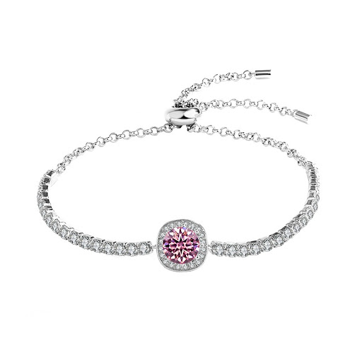 Title 1, S925 Silver Moissanite Galaxy Bracelet, a styli...