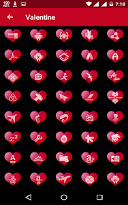 Valentine free - Icon pack screenshot 1