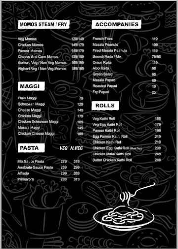 The Foodie Express menu 