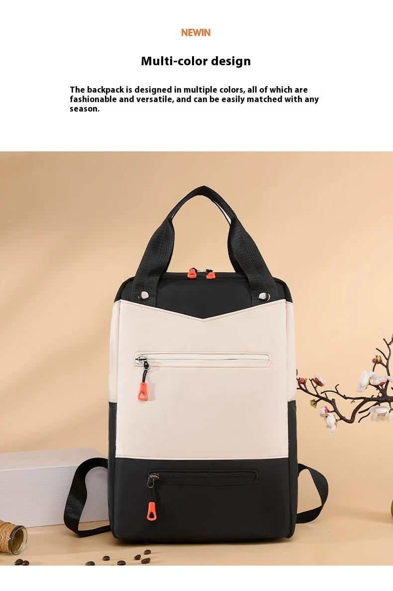 Title 5, Mochila de mujer gran capacidad, tela Oxford de...