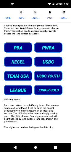 Screenshot Bowling Ball Builder