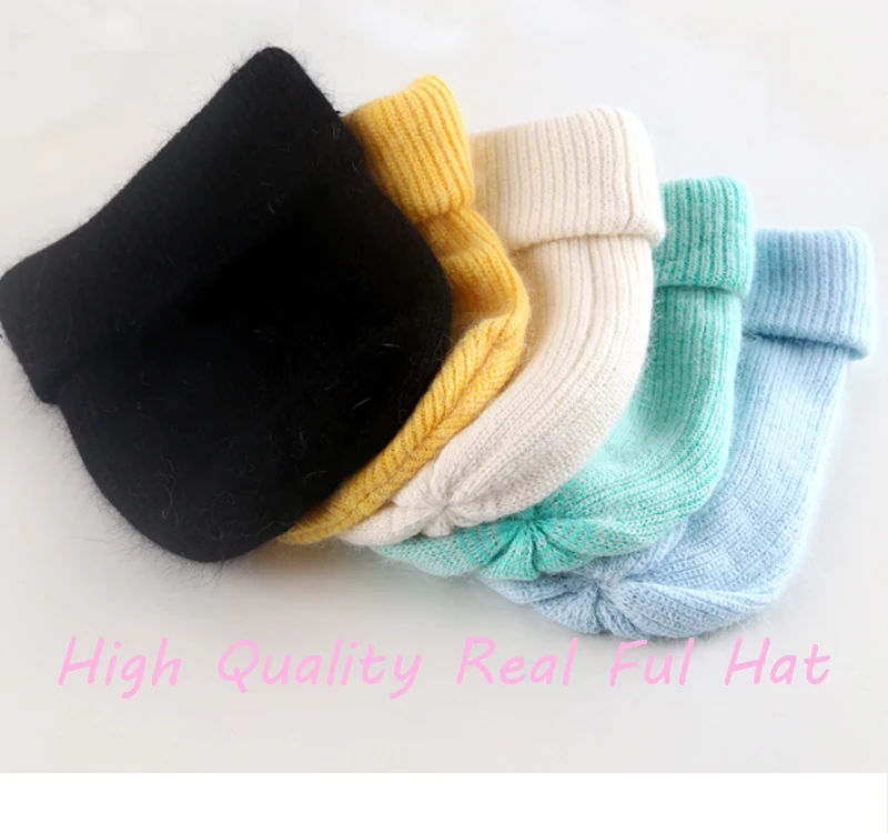 Title 6, Mode Angora Fourrure De Lapin Tricot Curling La...