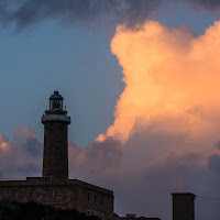 Tramonto sul faro di 