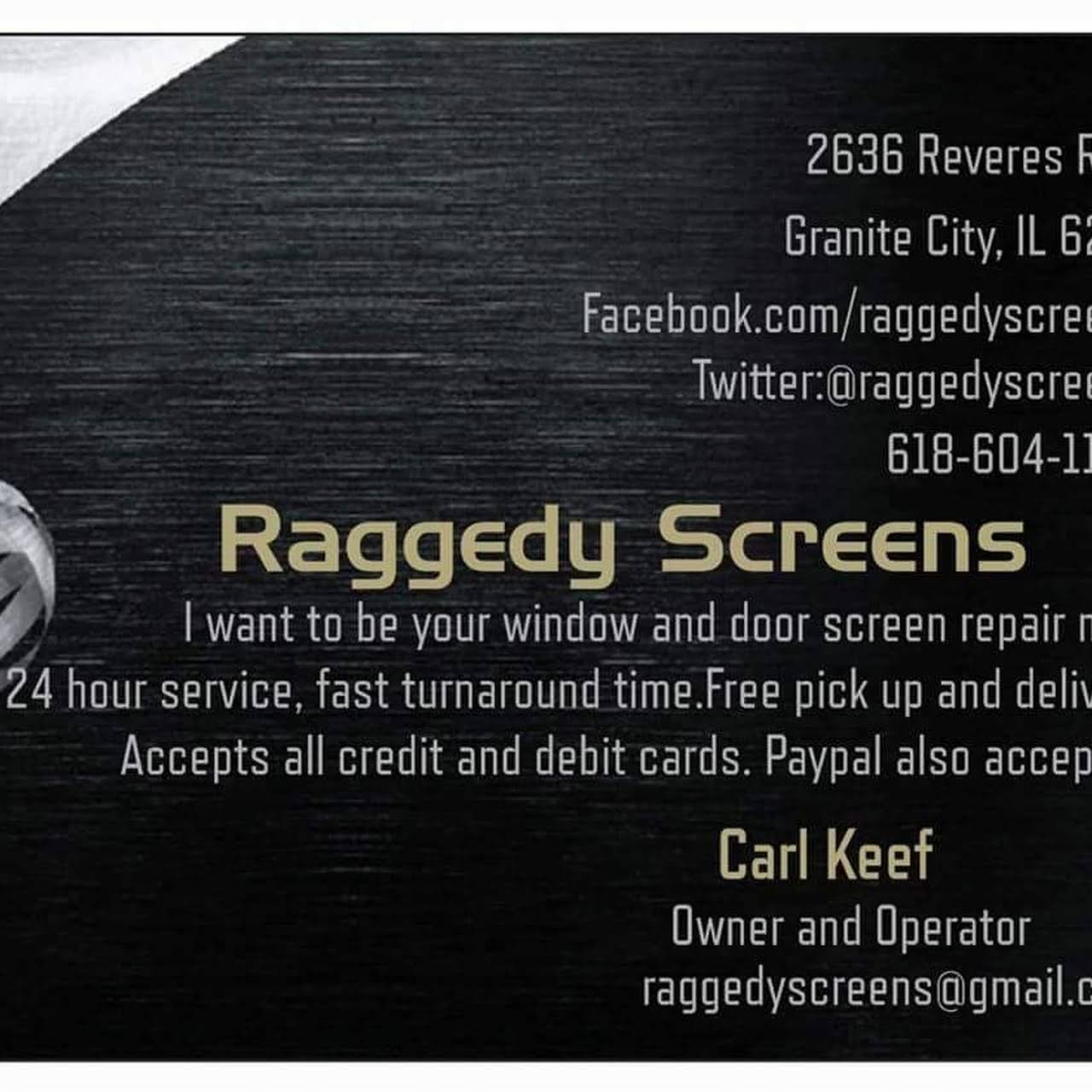 Raggedy Screens Screen Repair Service In Granite City And The