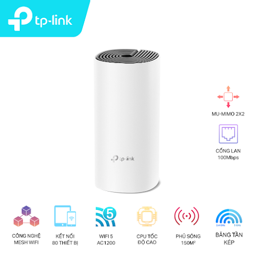 Hệ thống Wifi Mesh TPLink Deco M4 (1 Pack)