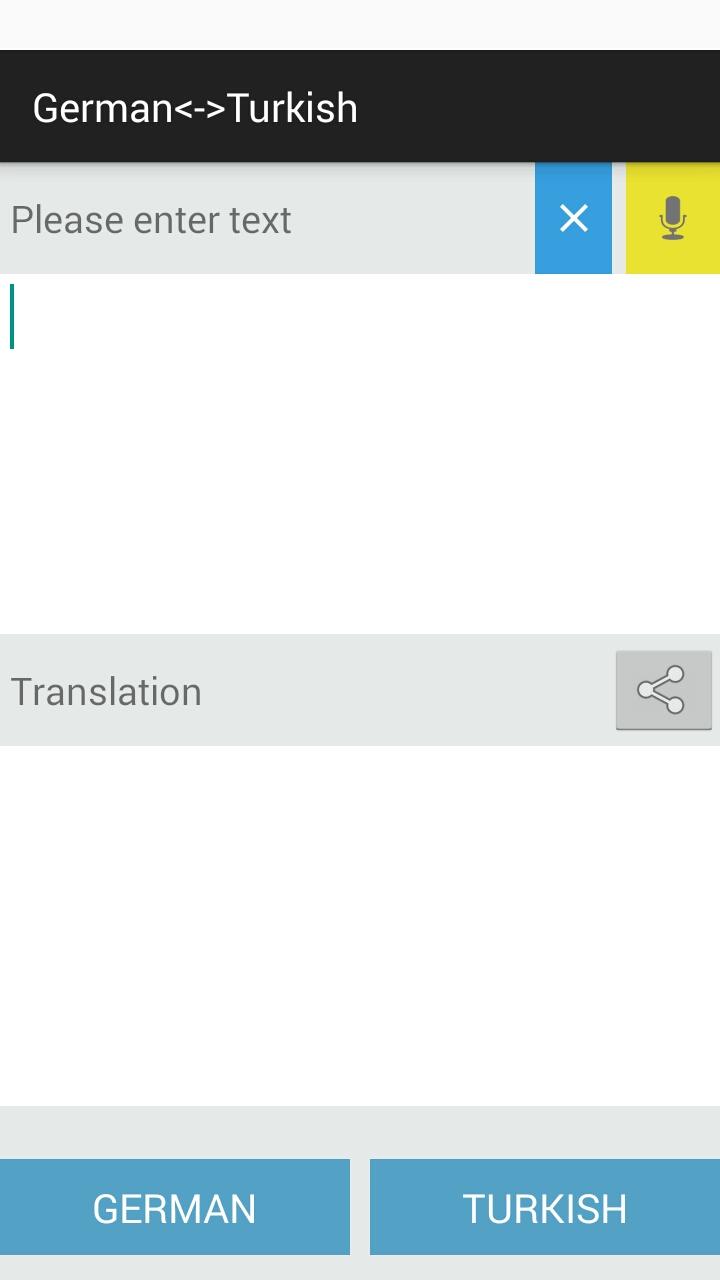 Android application Uzbek German translator screenshort