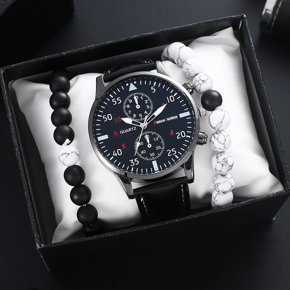 Montre homme tendance étudiant quartz, design élégant et moderne, mouvement à quartz précis, idéale pour les étudiants, confortable et facile à porter au quotidien.