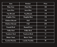 Hotel Al Yaseen menu 8