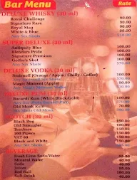 Gold Resto Bar menu 3