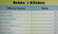 Rekha's Kitchen menu 1