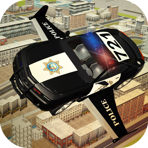 Voler Police voiture 3d icon