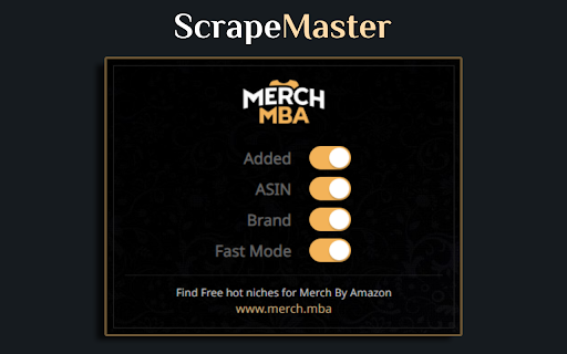 ScrapeMaster | Merch MBA