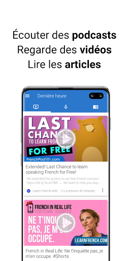 Screenshot Learn French Podcasts,Videos