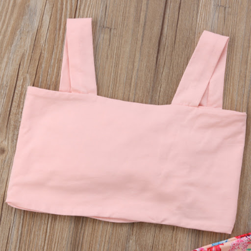 Title 10, Girls Cotton Top and Printed Flared Trousers T...