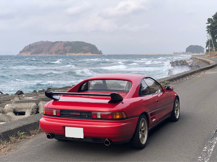MR2の青森最高！！・夏泊半島！！・リトラは最高で最強です！！・潮水を被り泡泡プレイ💕・MR2は今日も元気に走ります！！に関するカスタム事例の投稿画像2枚目