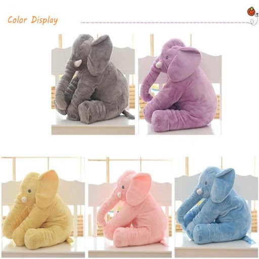 Title 2, Childrens Soothing Elephant Plush Toy Pillow S...