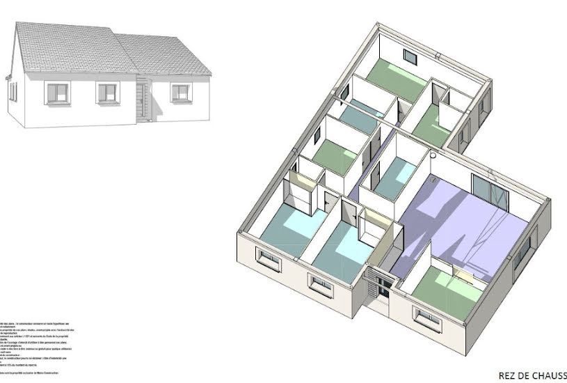  Vente Terrain + Maison - Terrain : 505m² - Maison : 126m² à Coulaines (72190) 