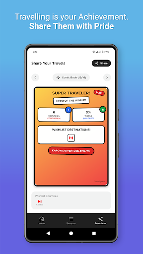 Screenshot TravelGram - Track My Travel