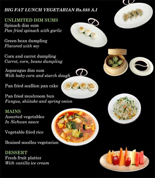 Menu Of Shang Palace Shangri La Hotel Vasanth Nagar Bangalore