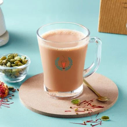 Kesar Elaichi Chai Mini Flask (No Added Sugar)