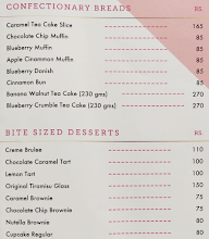 Love & Cheesecake menu 6