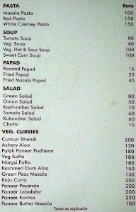 Hotel Rishi Restro Bar menu 1