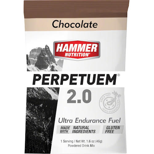 Hammer Nutrition Perpetuem 2.0: Chocolate, 12 Single Serving Packets