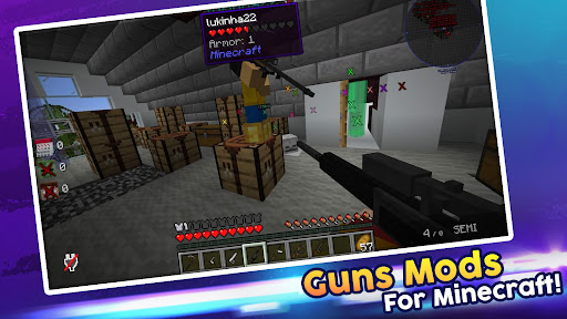 Screenshot Guns & Weapons Minecraft Mod